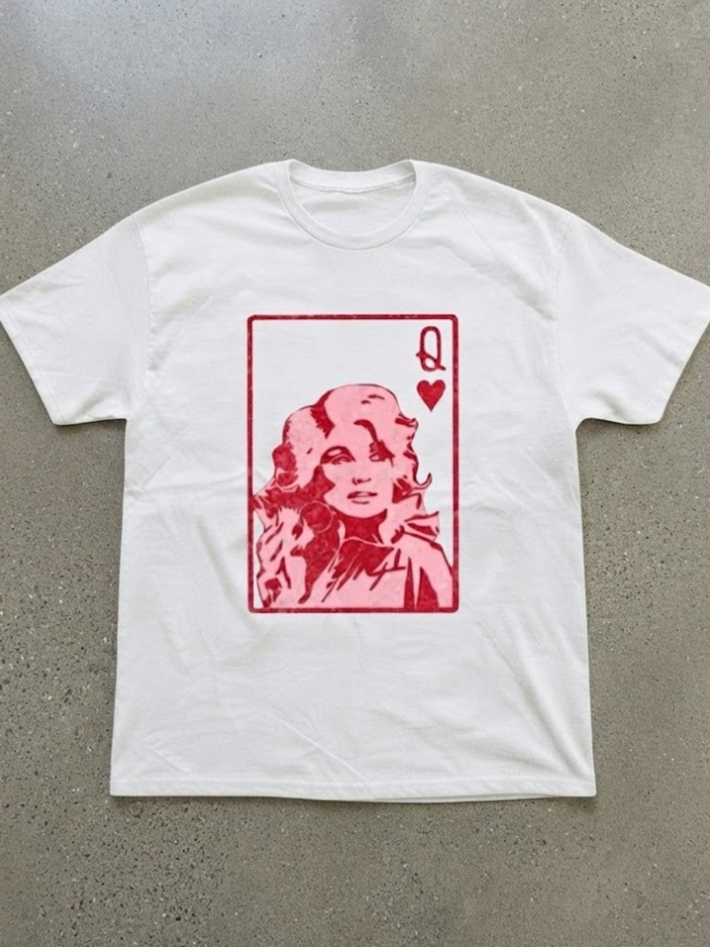 Dolly Parton Country Music Graphic Tee vWhite Cotton Gildan T-Shirt